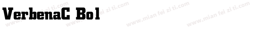 VerbenaC Bold字体转换